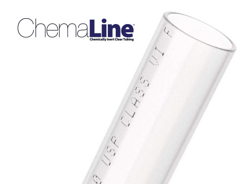 Tube transparent chimiquement inerte pour l'industrie de l'eau et l'imprimerie - ChemaLine